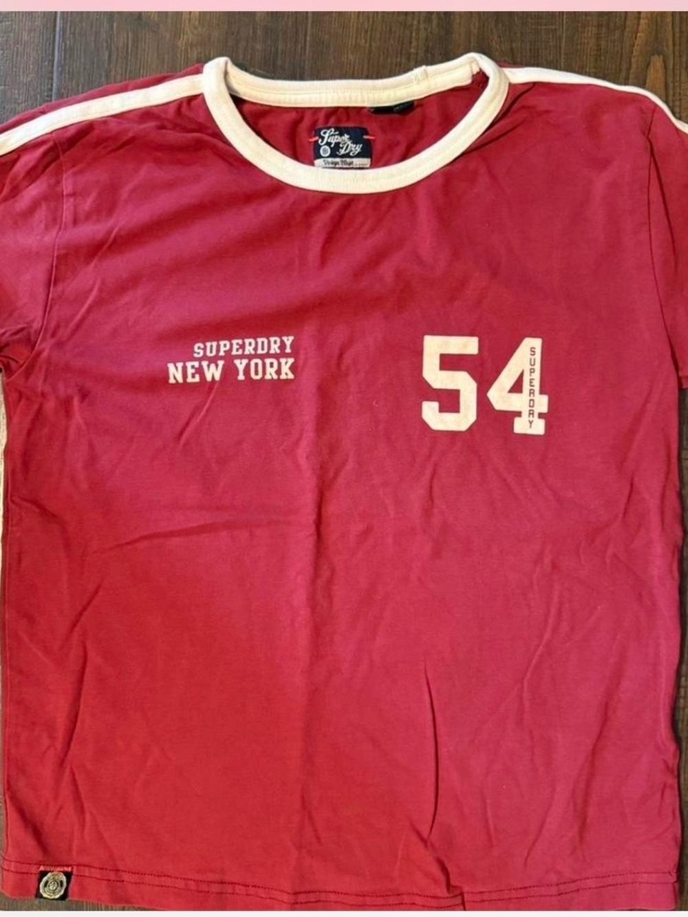 Superdry New York Men's Red Graphic Tee